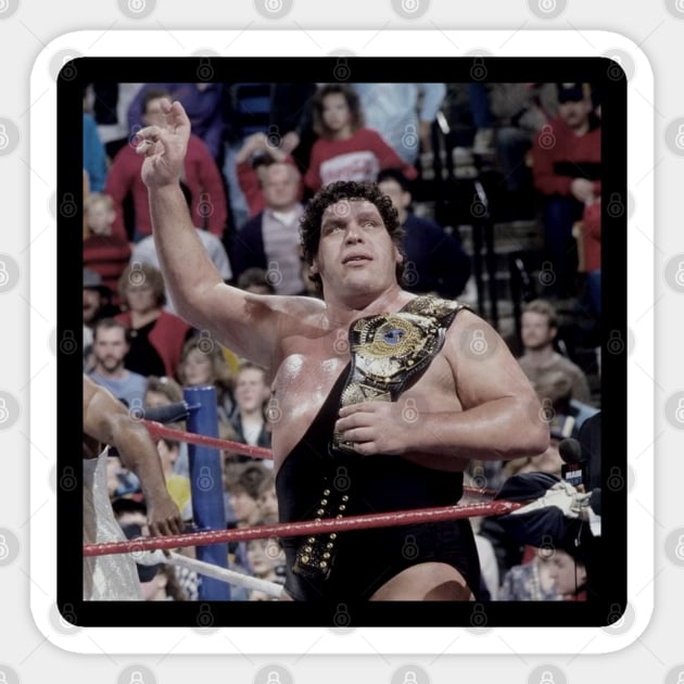 legendary andre the giant Sticker by SUPER BOOM TO THE LEGENDS